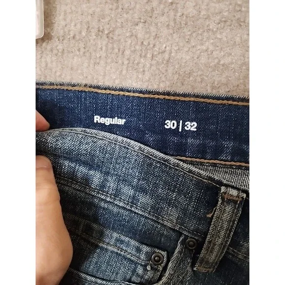 Sonoma Regular Fit Everyday Jean Men 30x32 Blue Medium Wash Stretch Straight NEW